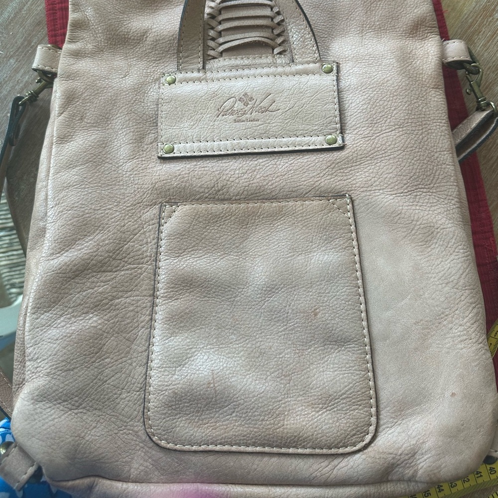 Patricia Nash Cream Backpack